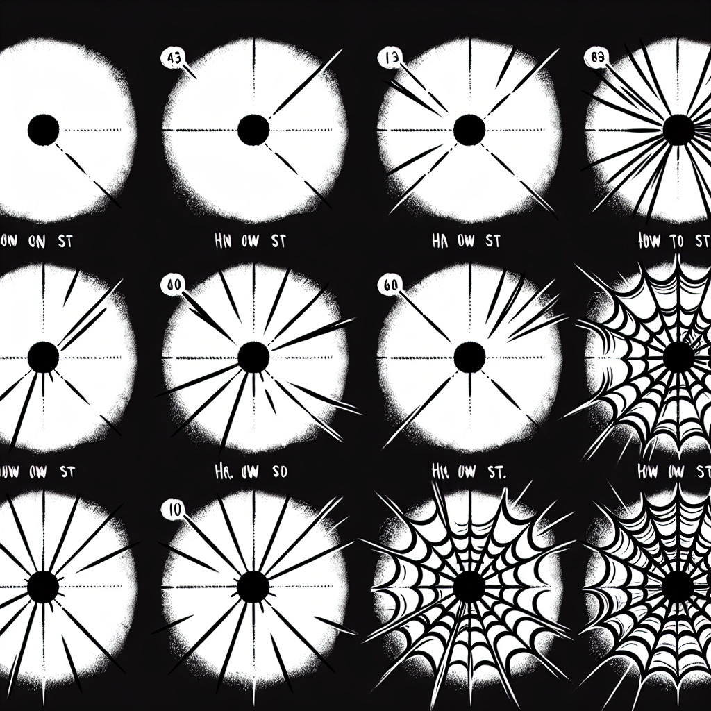 How to Draw a Spider Web