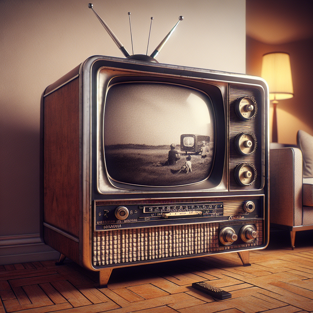 Why were CRTs used in early television sets?