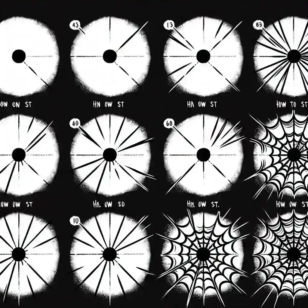 How to Draw a Spider Web